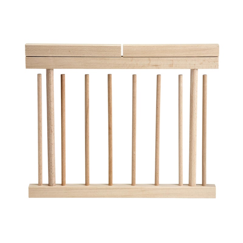 Fante's Fantes Collapsible Pasta and Noodle Drying Rack, Made in Italy, Natural Beechwood, 13.375 x 11.5-Inches, The Italian Market Original since 1906 - Image 2